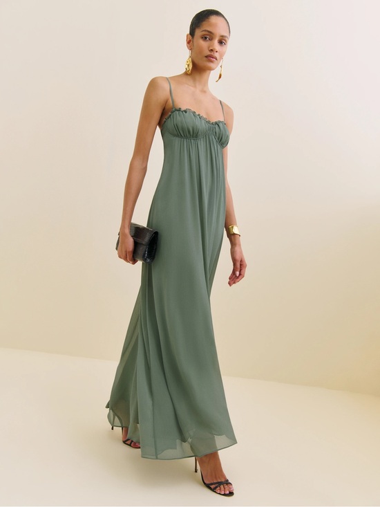 Reformation Dresses & Skirts - Reformation Cebba Moss Maxi Dress